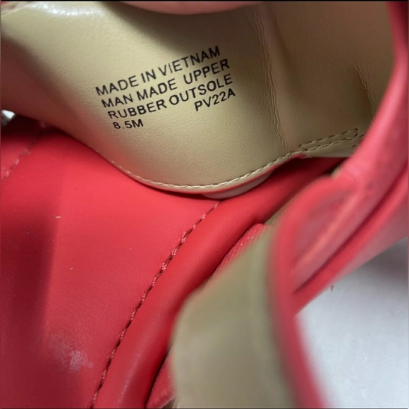 Michael Kors MK Designer Red Sandals Slingback US8.5M/EU40 - Picture 11 of 12